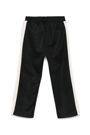 Pantaloni sportivi misto cotone nero PALM ANGELS KIDS | PBCJ002C99FAB0031003